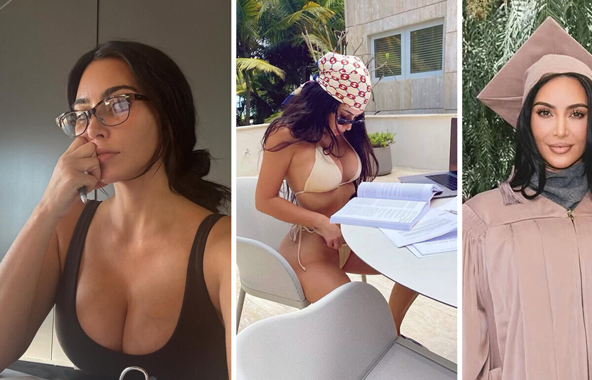 Kim Kardashian anuncia que se graduó en Derecho, pero todos destacan el mismo detalle