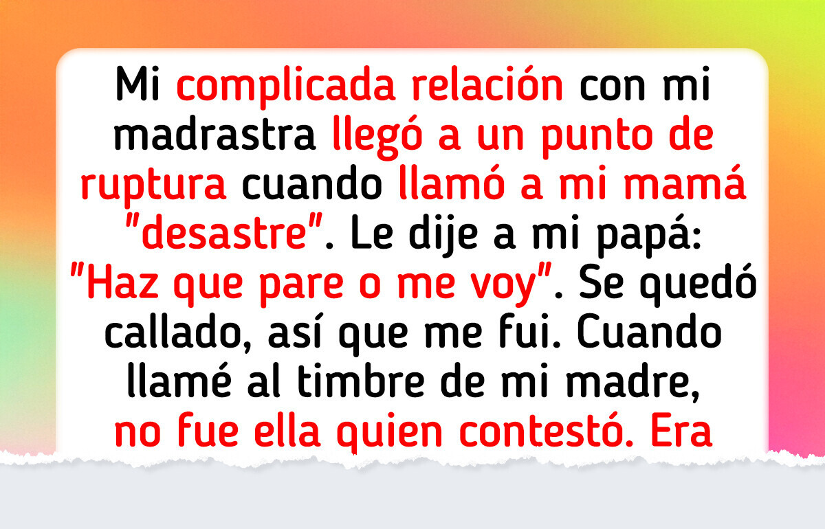 Rompí con mi padre por culpa de su esposa y luego descubrí un terrible secreto
