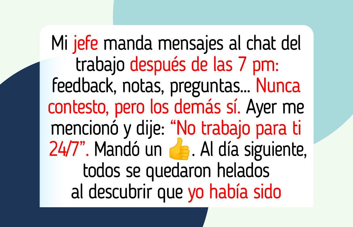 Me negué a responder mensajes después de las 19:00 y ahora soy la mala de la oficina