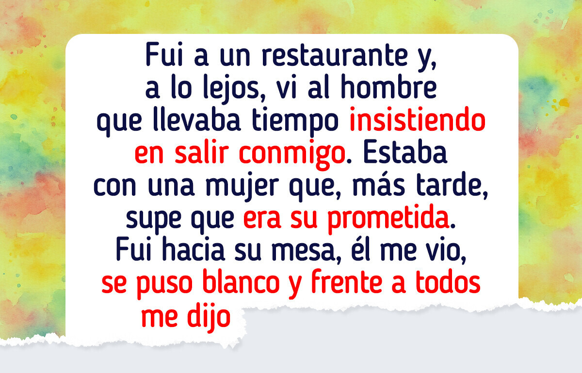 Salvé a una desconocida de casarse con el hombre que no la merecía