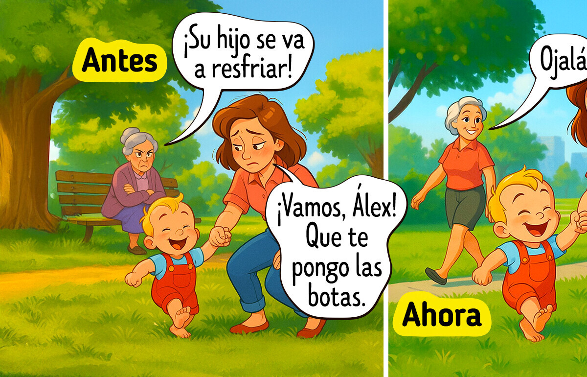 ¿Así nos criaban? 15 comparaciones que muestran que ser papá o mamá antes era otro rollo