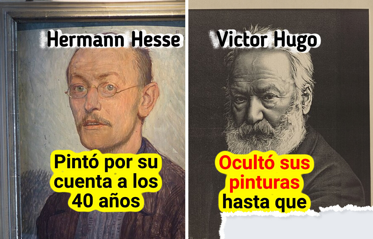 10 Escritores famosos que también escondían un talento secreto con el pincel