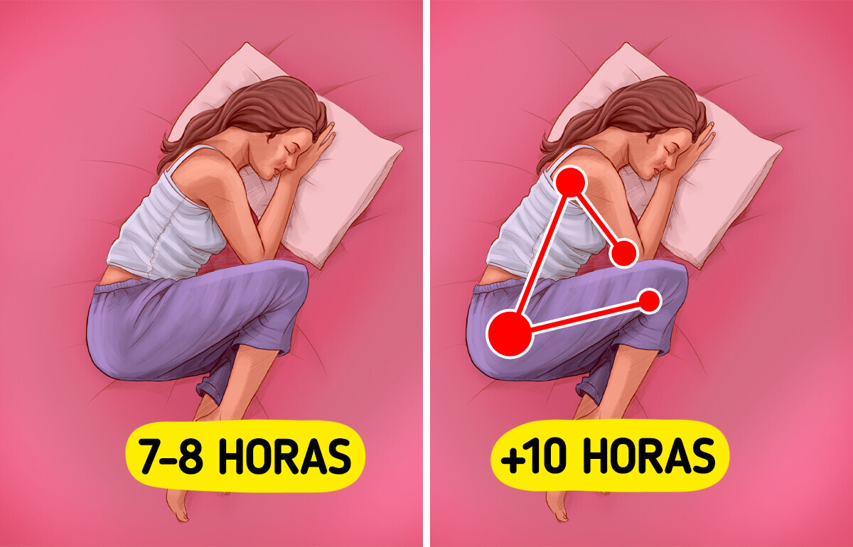Esto le pasa a tu cuerpo cuando duermes más de 10 horas seguidas