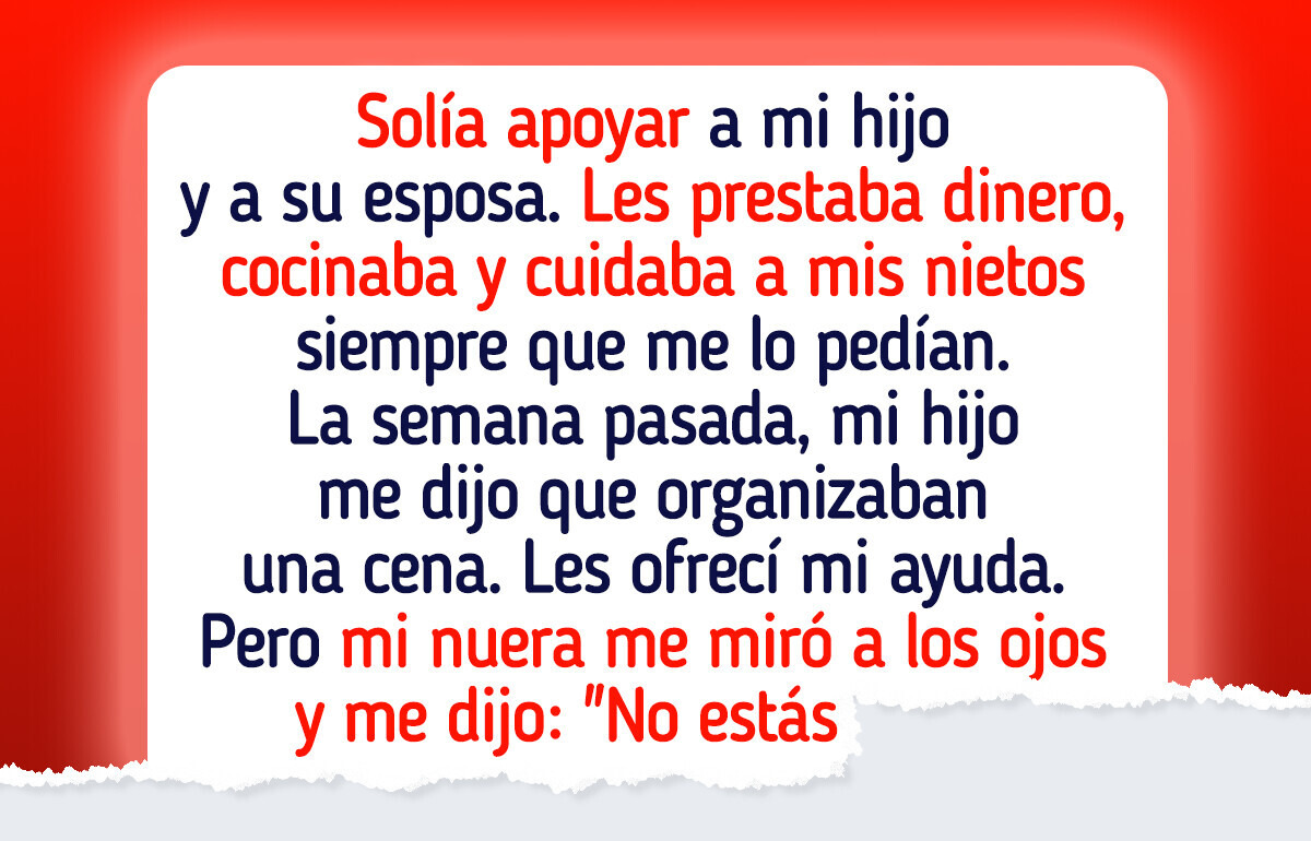 “No estás invitada, no eres familia”: lo que hice después dejó a mi nuera sin palabras “No estás invitada, no eres familia”: lo que hice después dejó a mi nuera sin palabras