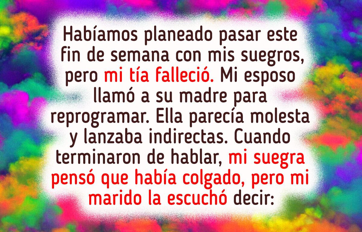 Lo que mi suegra dijo por “error” nos abrió los ojos para siempre