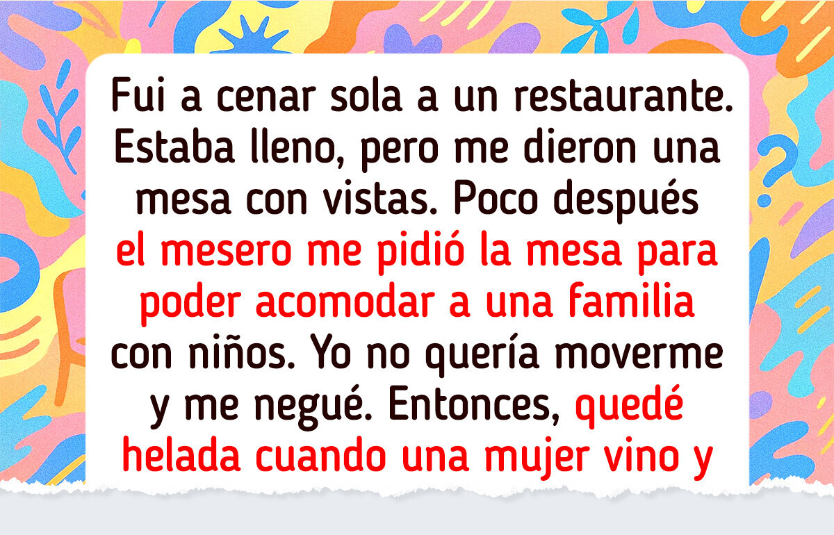 Solo quería comer tranquila, pero mi decisión encendió algo más grande Solo quería comer tranquila, pero mi decisión encendió algo más grande