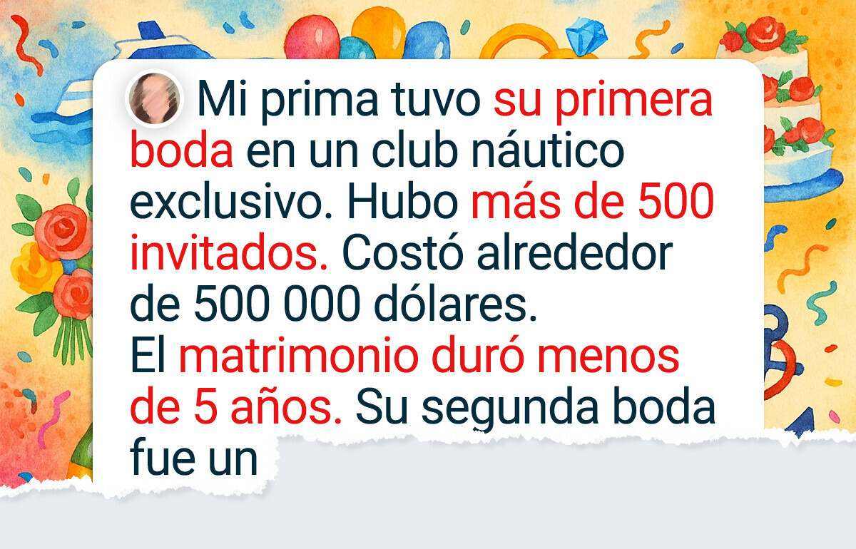 18 Historias reales de personas que asistieron a varias bodas... ¡De la misma persona!