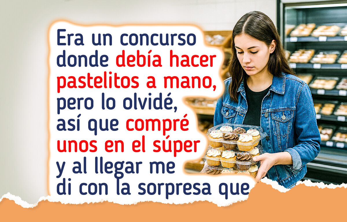 Hice trampa en un concurso de repostería y el resultado no fue lo que esperaba