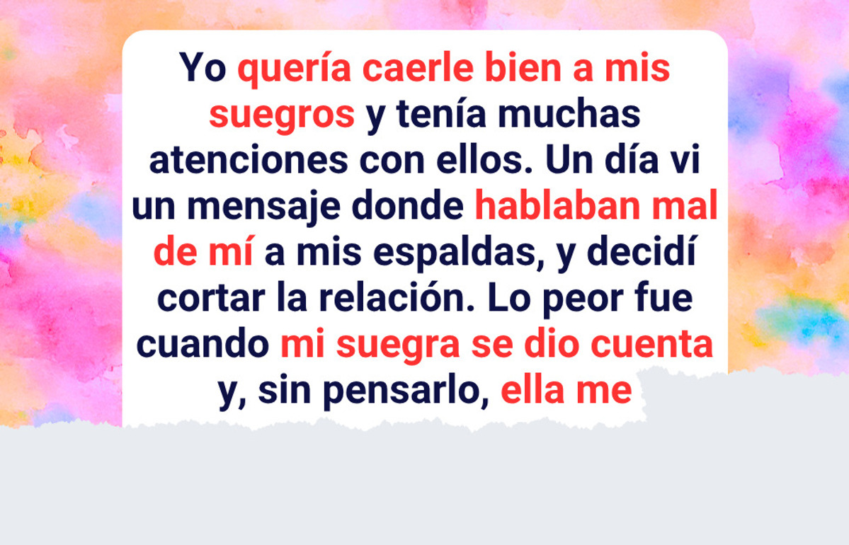 “Le quité a mis hijos una relación con sus abuelos”: la nuera que descubrió la verdad sobre sus suegros y dijo basta