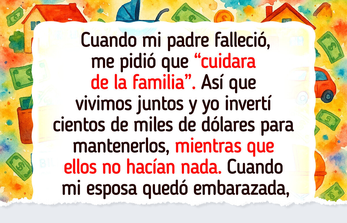 Apoyó a su familia durante 10 años, pero lo traicionaron justo cuando más los necesitaba Apoyó a su familia durante 10 años, pero lo traicionaron justo cuando más los necesitaba
