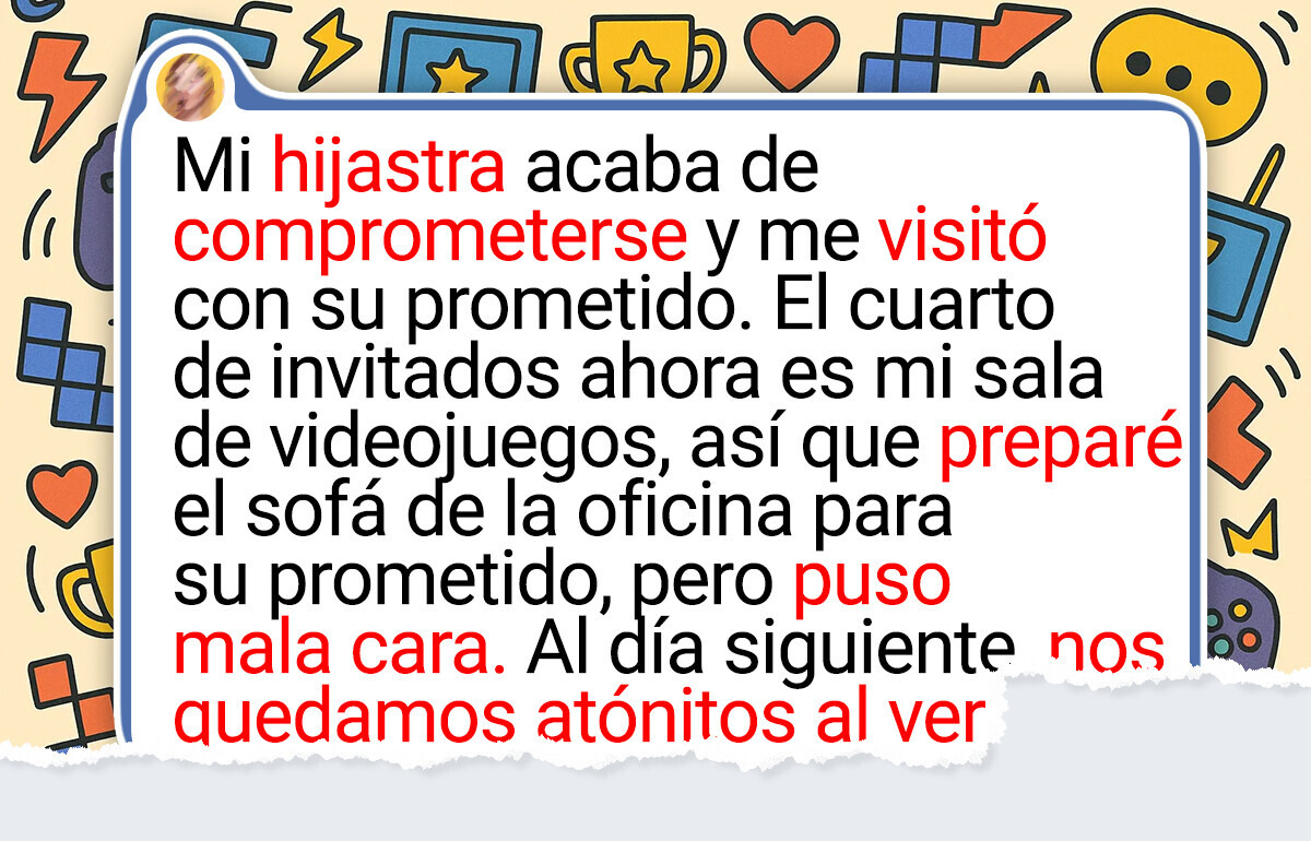 No pienso ceder mis espacios solo porque el prometido de mi hijastra quiera instalarse No pienso ceder mis espacios solo porque el prometido de mi hijastra quiera instalarse