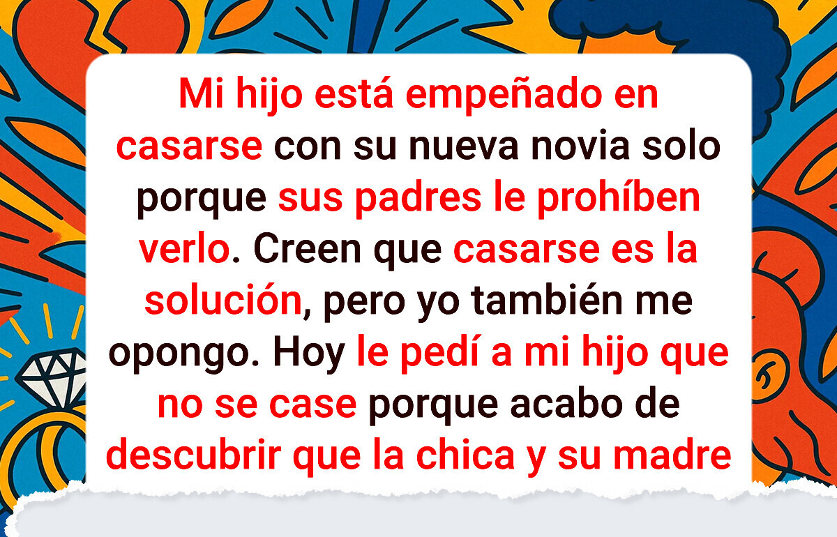 Soy su madre, y puedo oponerme al matrimonio de mi hijo si así me parece