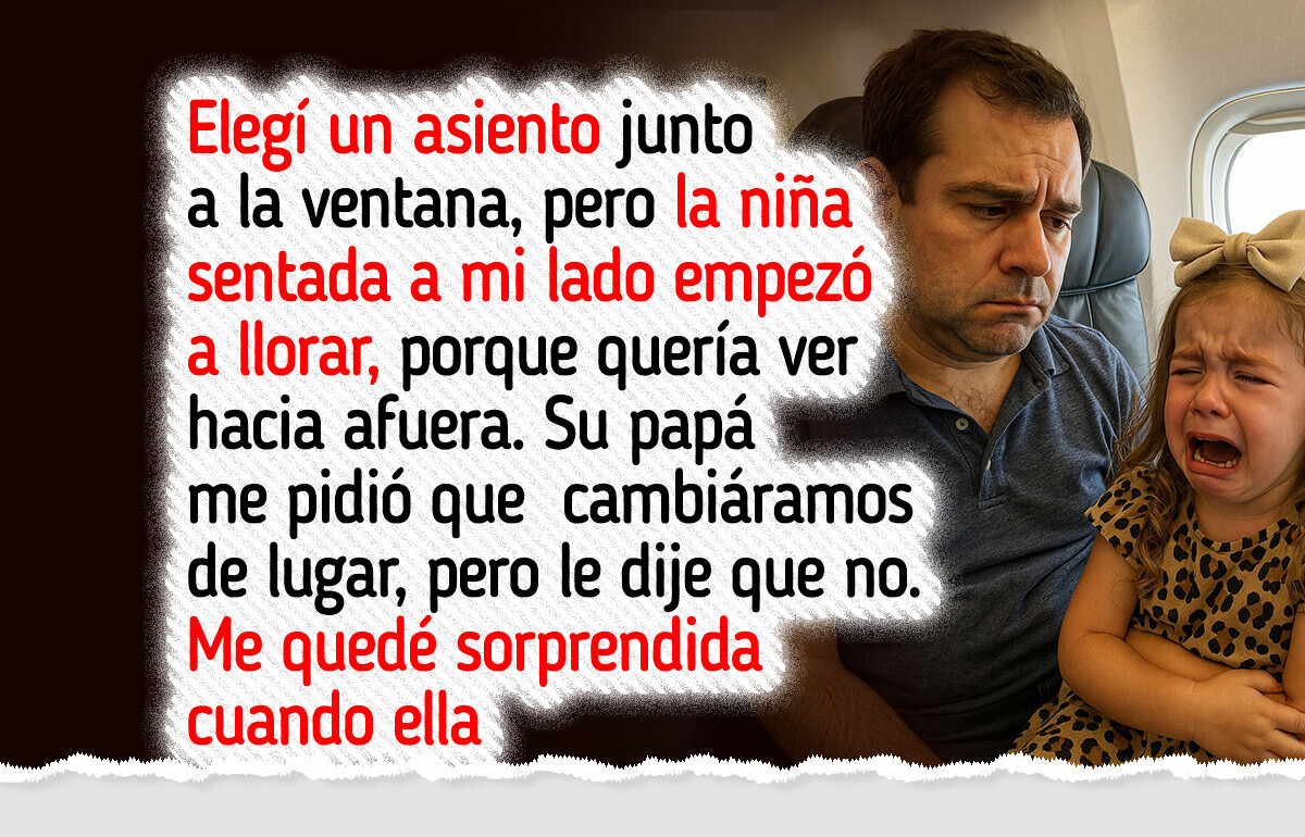 Me negué a ceder mi asiento a una niña que lloraba, pero la sobrecargo tenía otros planes Me negué a ceder mi asiento a una niña que lloraba, pero la sobrecargo tenía otros planes