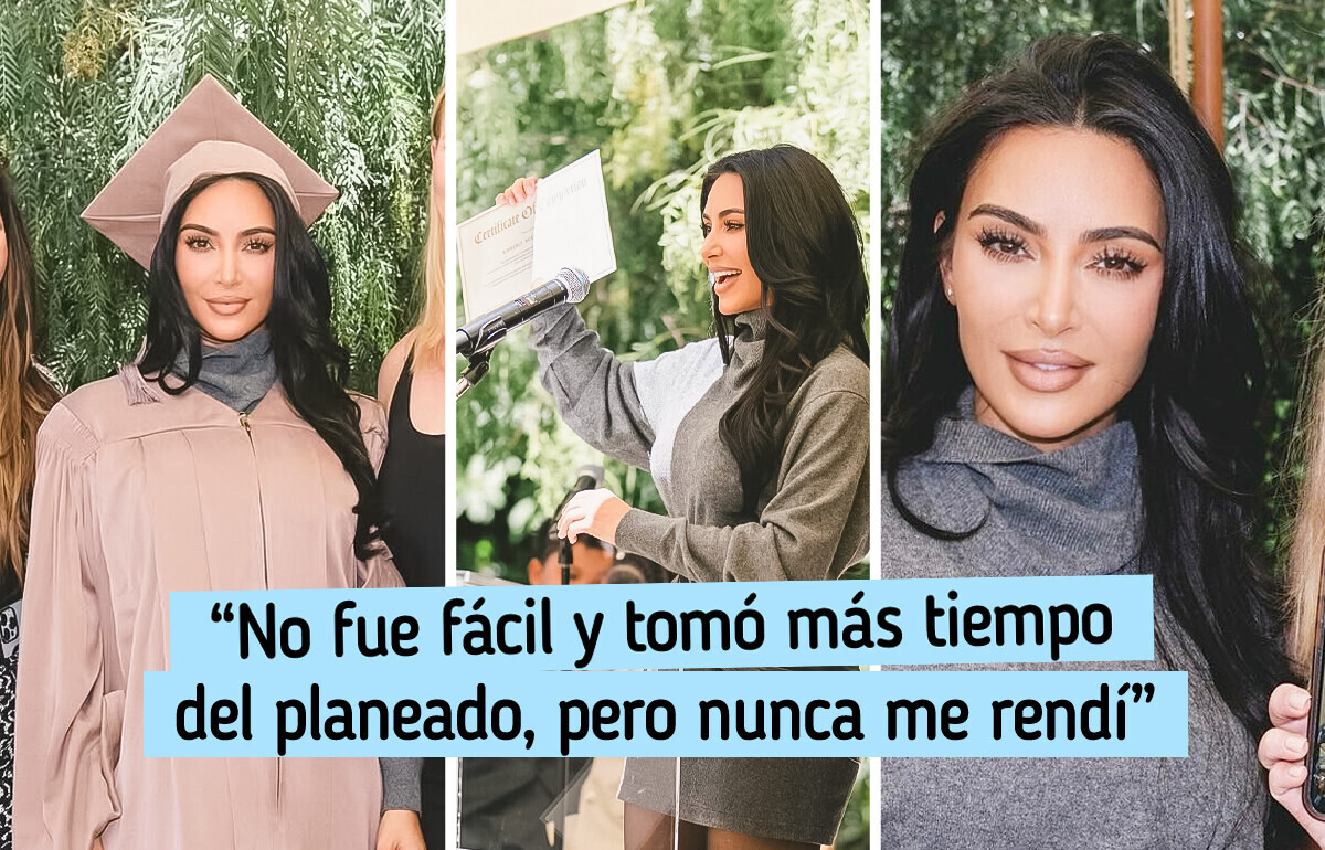 Kim Kardashian festeja su graduación marcando otro éxito en su vida