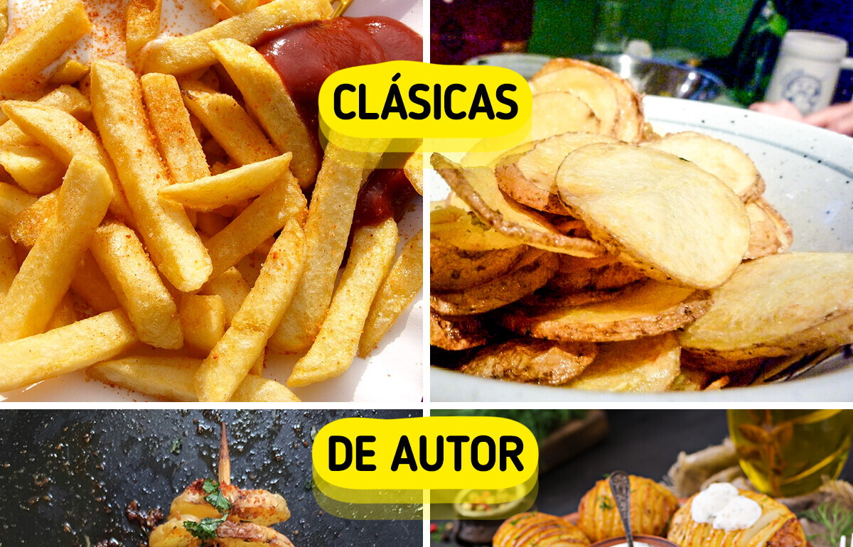11 Técnicas para cortar las papas con estilo y dar a lo cotidiano un toque gourmet