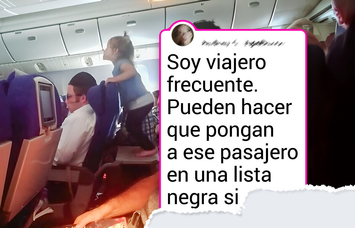Una niña desata el caos en pleno vuelo y reaviva la polémica sobre los límites