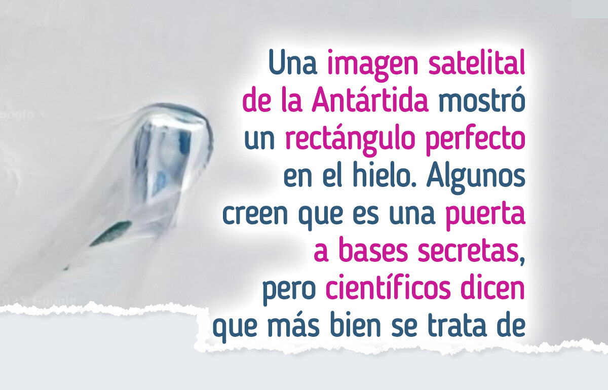 Usuarios encontraron lo que parece una puerta secreta en la Antártida a través de Google Maps