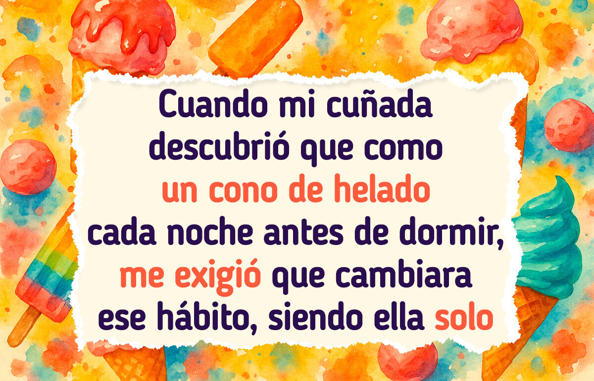 Me niego a dejar que mi cuñada cambie mis hábitos por una razón tan absurda