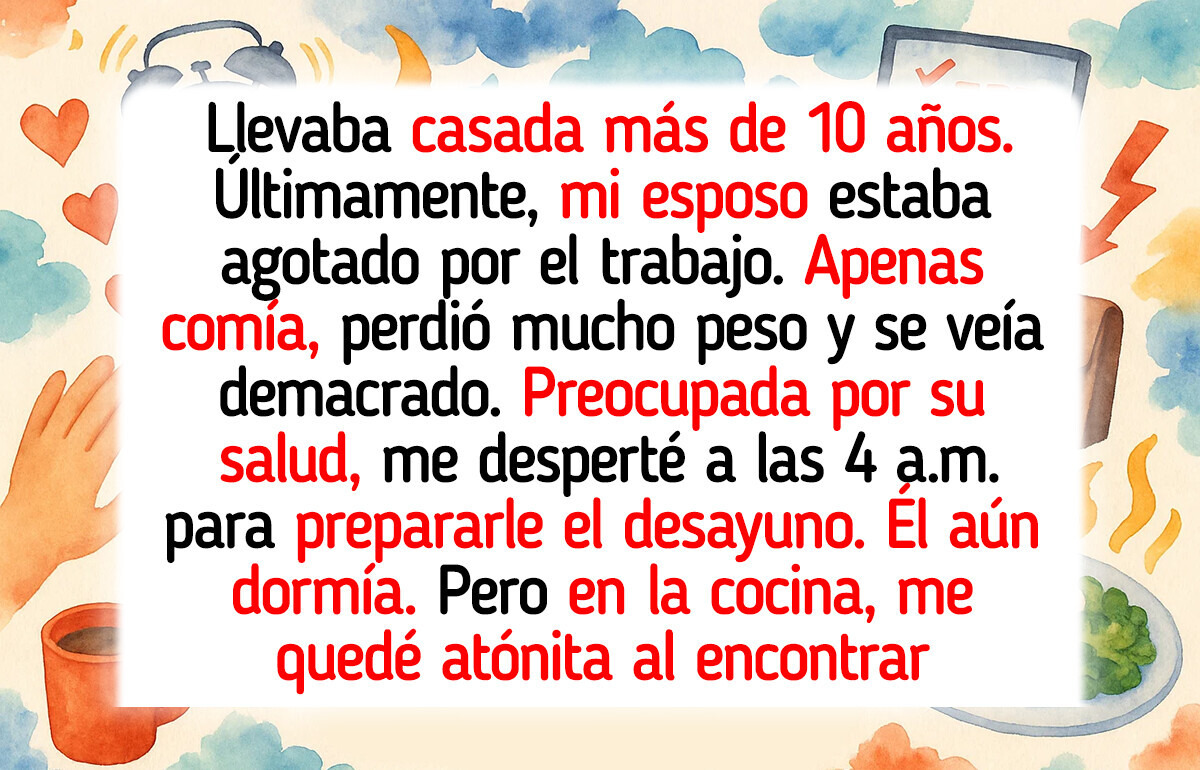 Fui a hacerle el desayuno a mi esposo y me topé con una verdad que puso fin a mi matrimonio de 10 años Fui a hacerle el desayuno a mi esposo y me topé con una verdad que puso fin a mi matrimonio de 10 años