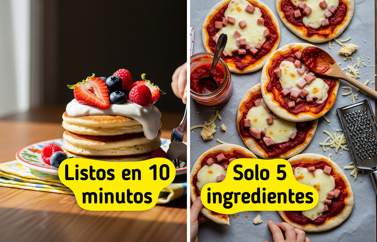 7 Recetas saludables que puedes preparar en minutos y que son irresistibles para los niños 7 Recetas saludables que puedes preparar en minutos y que son irresistibles para los niños