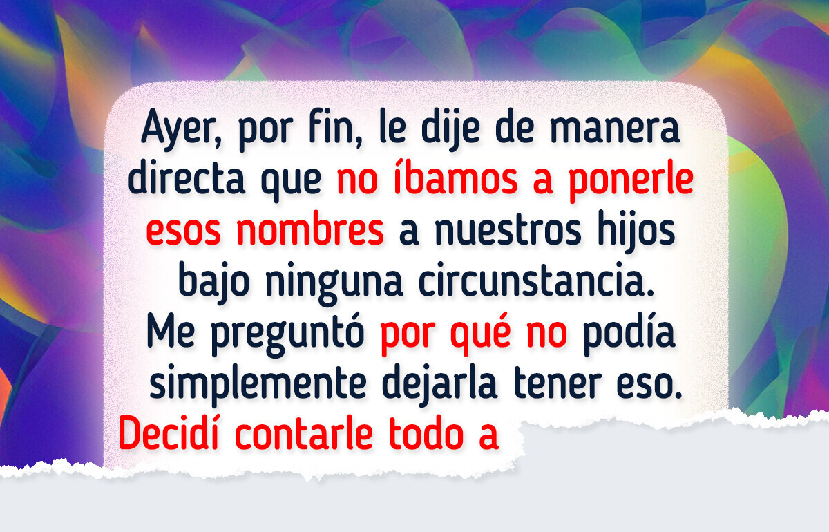 Todo iba bien con el embarazo hasta que mi esposa quiso que nuestros hijos tuvieran nombres de tragedia Todo iba bien con el embarazo hasta que mi esposa quiso que nuestros hijos tuvieran nombres de tragedia