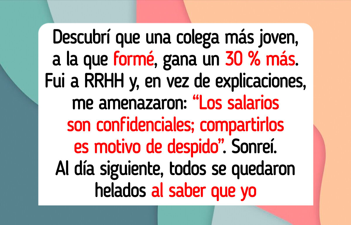 Trabajé 9 años en silencio hasta que descubrí que me pagaban menos que a mi aprendiz