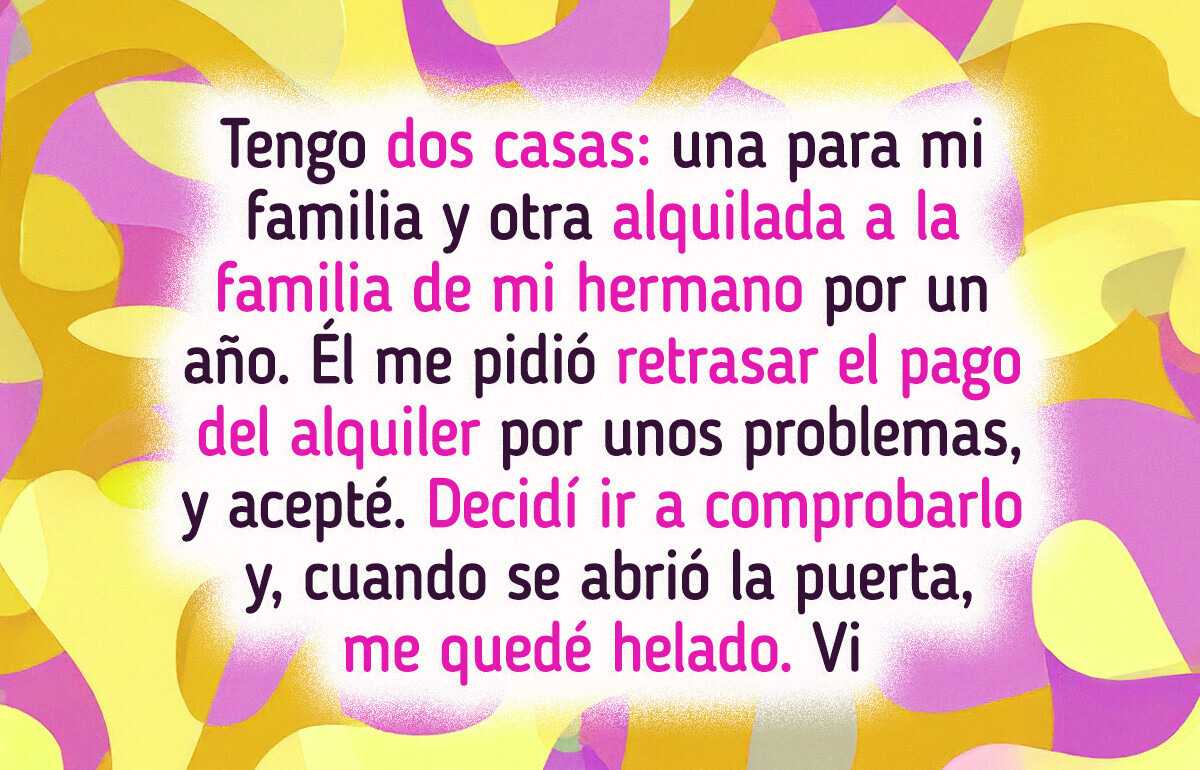 Alquilé mi casa a mi familia... y eso arruinó nuestra relación Alquilé mi casa a mi familia... y eso arruinó nuestra relación