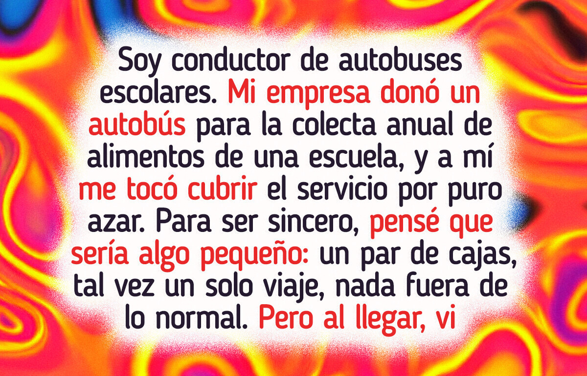 Nunca imaginé que un día común en el trabajo me afectaría tanto