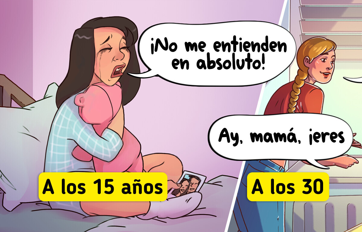 10 Cómics que muestran cómo cambia nuestra perspectiva a medida que crecemos