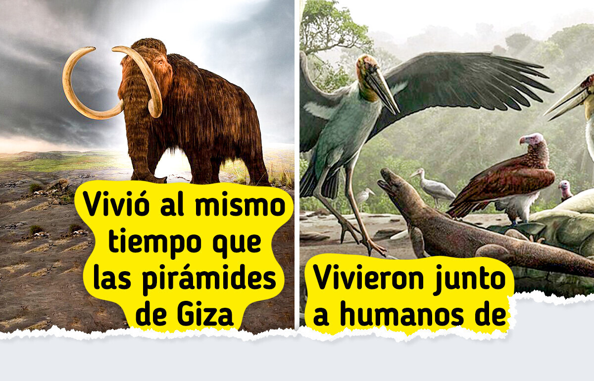 8 Gigantes prehistóricos que sí existieron junto a los humanos (y jamás los verás en Parque Jurásico)