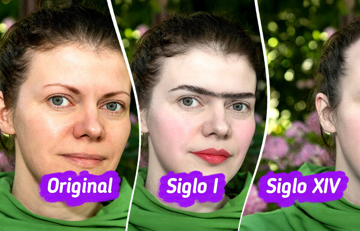 Probé cómo me vería según los estándares de belleza de distintas épocas y ya no me percibo igual