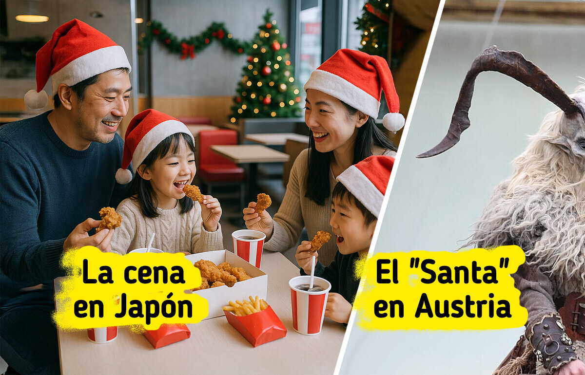 Así celebran época navideña en el mundo: las tradiciones más insólitas del planeta Así celebran época navideña en el mundo: las tradiciones más insólitas del planeta