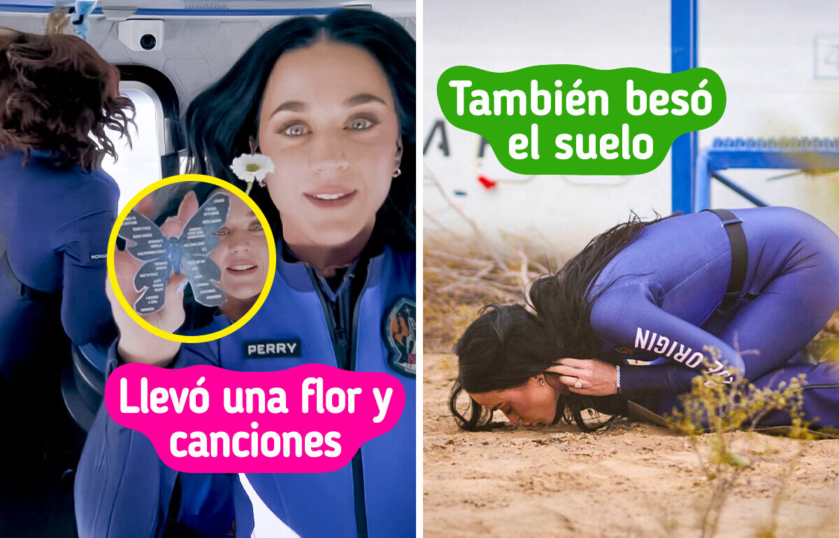El viaje de Katy Perry al espacio desata comentarios y la razón es este fugaz detalle