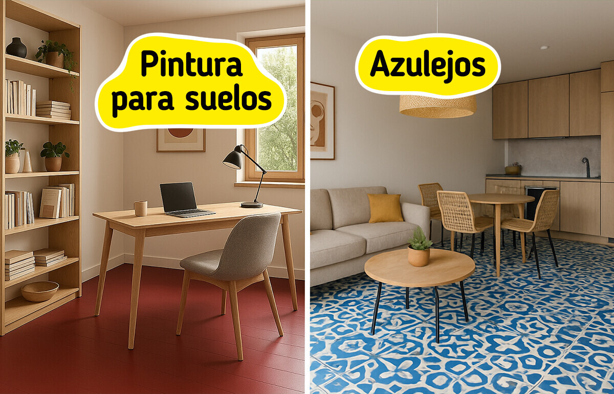 6 Ideas para cambiar el suelo sin obras de por medio en un abrir y cerrar de ojos