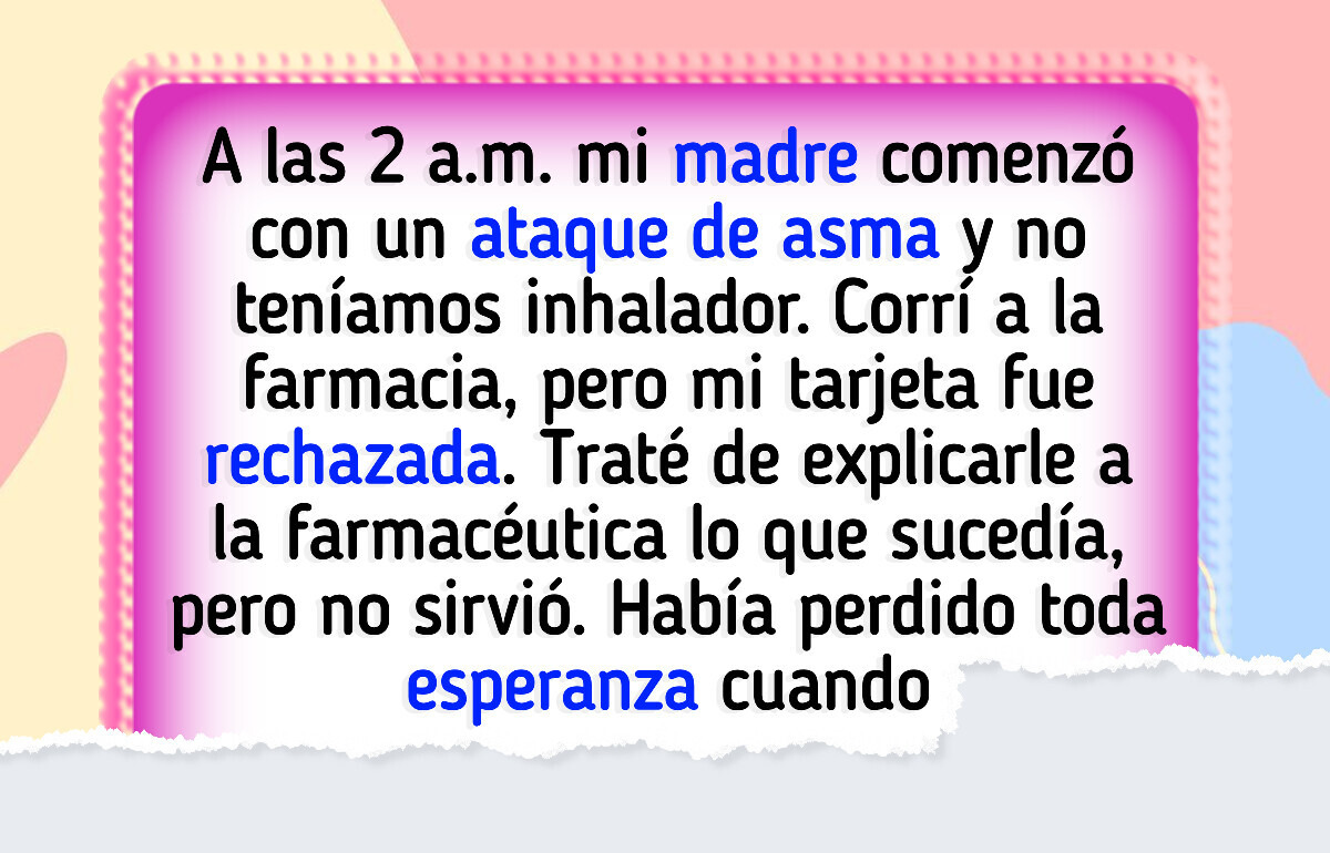 Creí que todo estaba perdido hasta que la bondad de una desconocida salvó a mi madre enferma