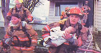 Un bombero salvó a una pequeña y esto fue lo que ella hizo 17 años después