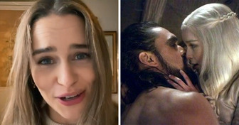 Emilia Clarke reveló por qué lloraba antes de las escenas íntimas con Jason Momoa