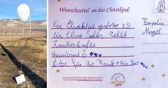 Una niña escribió un deseo y lo ató a un globo que voló kilómetros hasta que fue recibido y cumplido por un hombre de otro país