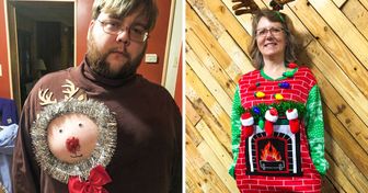 20 Fotos de suéteres navideños muy curiosos que muchos regalan en Estados Unidos a modo de tradición