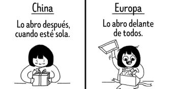 25 Fuertes diferencias entre Oriente y Occidente explicadas en las irónicas ilustraciones de una artista china
