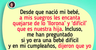 A mis suegros les molesta que mi bebé llore y me estoy cansando de sus comentarios