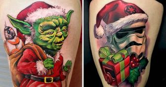 33 Tatuajes de personas que quieren que la Navidad dure para siempre