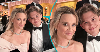 Reese Witherspoon llevó a su hijo a los Globos de Oro 2024 y la gente notó un detalle interesante