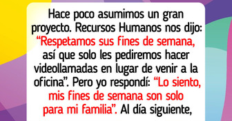 Quise proteger mis fines de semana... y terminé siendo la villana del trabajo
