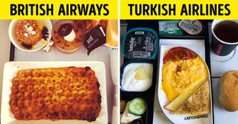 Cómo se ve la comida en 22 aerolíneas de todo el mundo