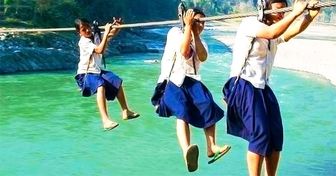 Los 14 caminos escolares más peligrosos y las escuelas más inusuales a las que de verdad asiste la gente