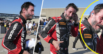 Keanu Reeves hizo su debut en las carreras PRO, pero algo alarmó a sus fans: "Espero que esté bien"