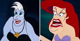 ¿Y si intercambiamos el rostro de las princesas Disney con el de los villanos?