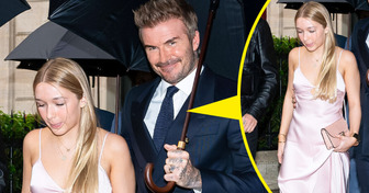 La hija de David Beckham, de 13 años, luce un ajustado vestido rosa en París y la gente lo considera inapropiado para su edad