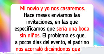 Quiero una boda sin niños, pero el padrino me está poniendo entre la espada y la pared